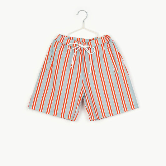 Tom&Boy 100% 純棉復古直條紋柔軟短褲 ❘ 現貨尺寸:4Y~8Y