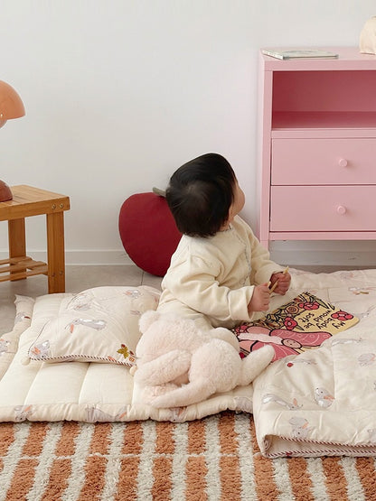 (預購商品) Creme enfant 100%莫代爾午睡被套睡袋組-Purin