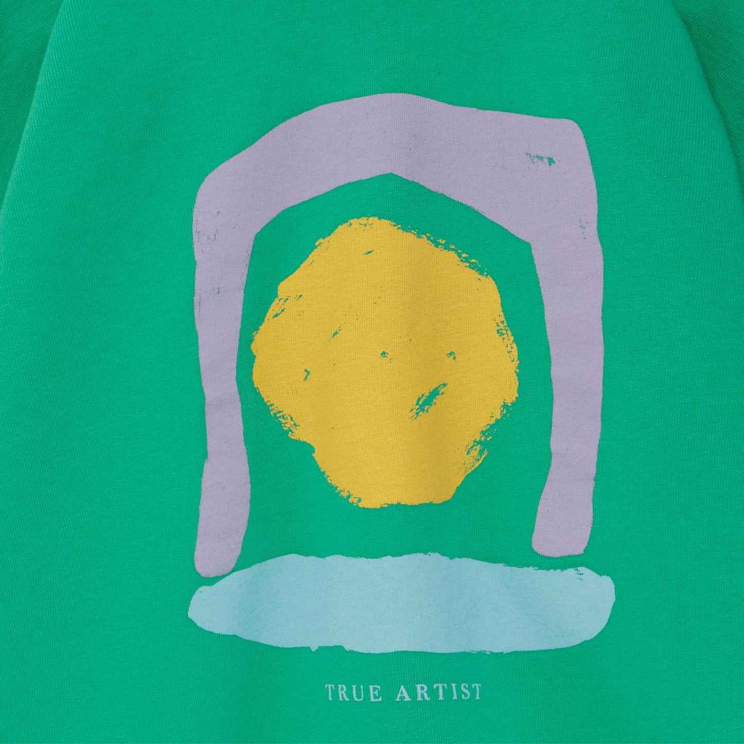 True Artist 有機棉 Oversized 微長版大學T -  4Y~11Y