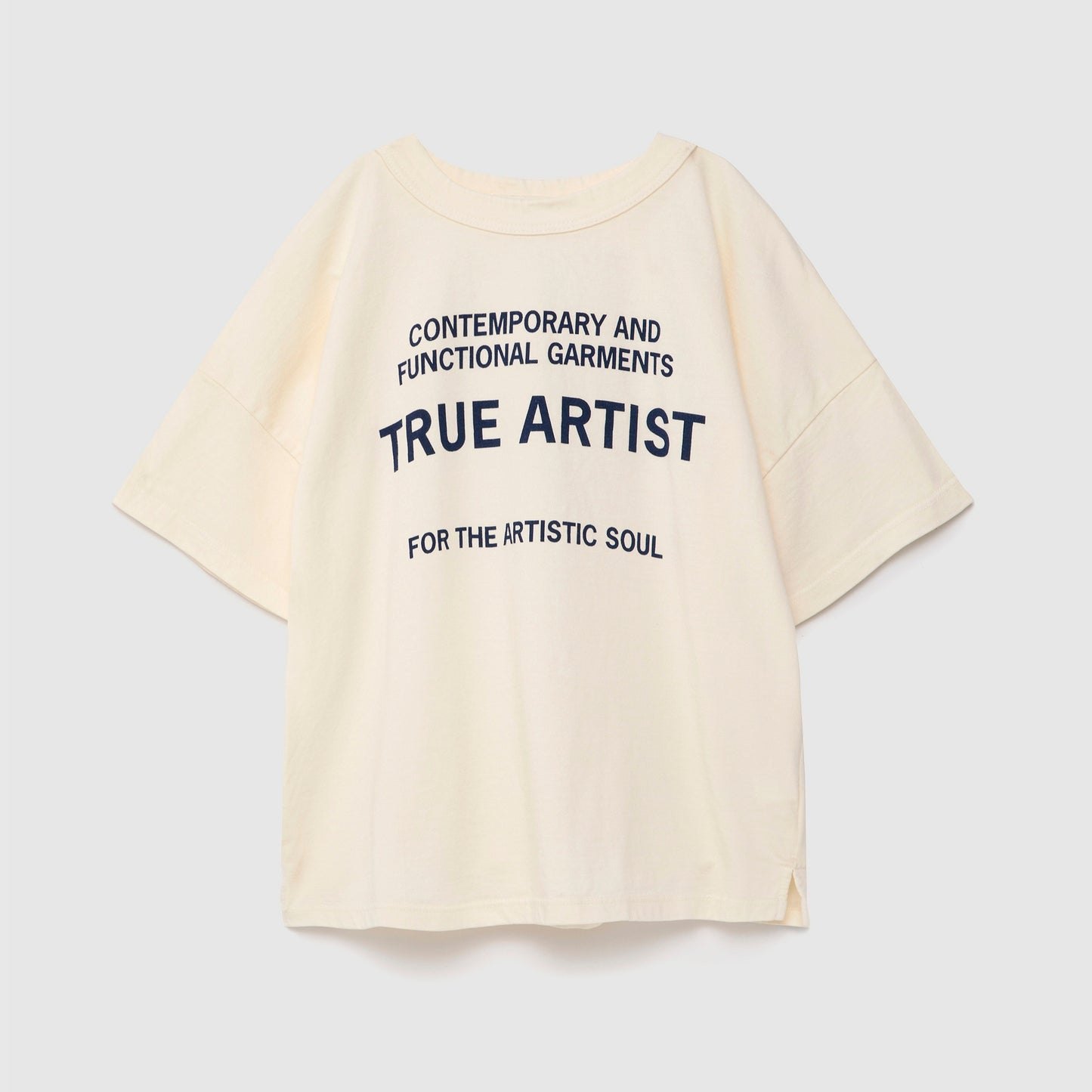 True Artist 100%有機棉  Cannoli Cream 短袖 T-shirt  ❘ 現貨尺寸: 4Y~13Y