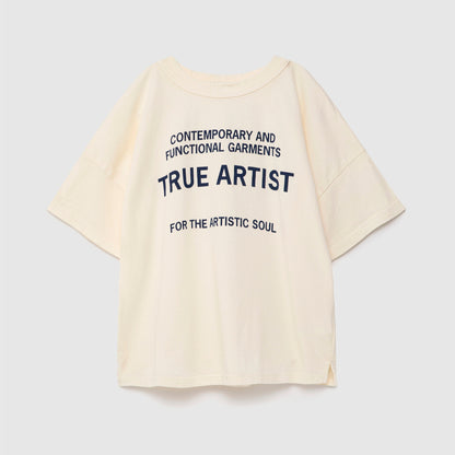 True Artist 100%有機棉  Cannoli Cream 短袖 T-shirt  ❘ 現貨尺寸: 4Y~13Y