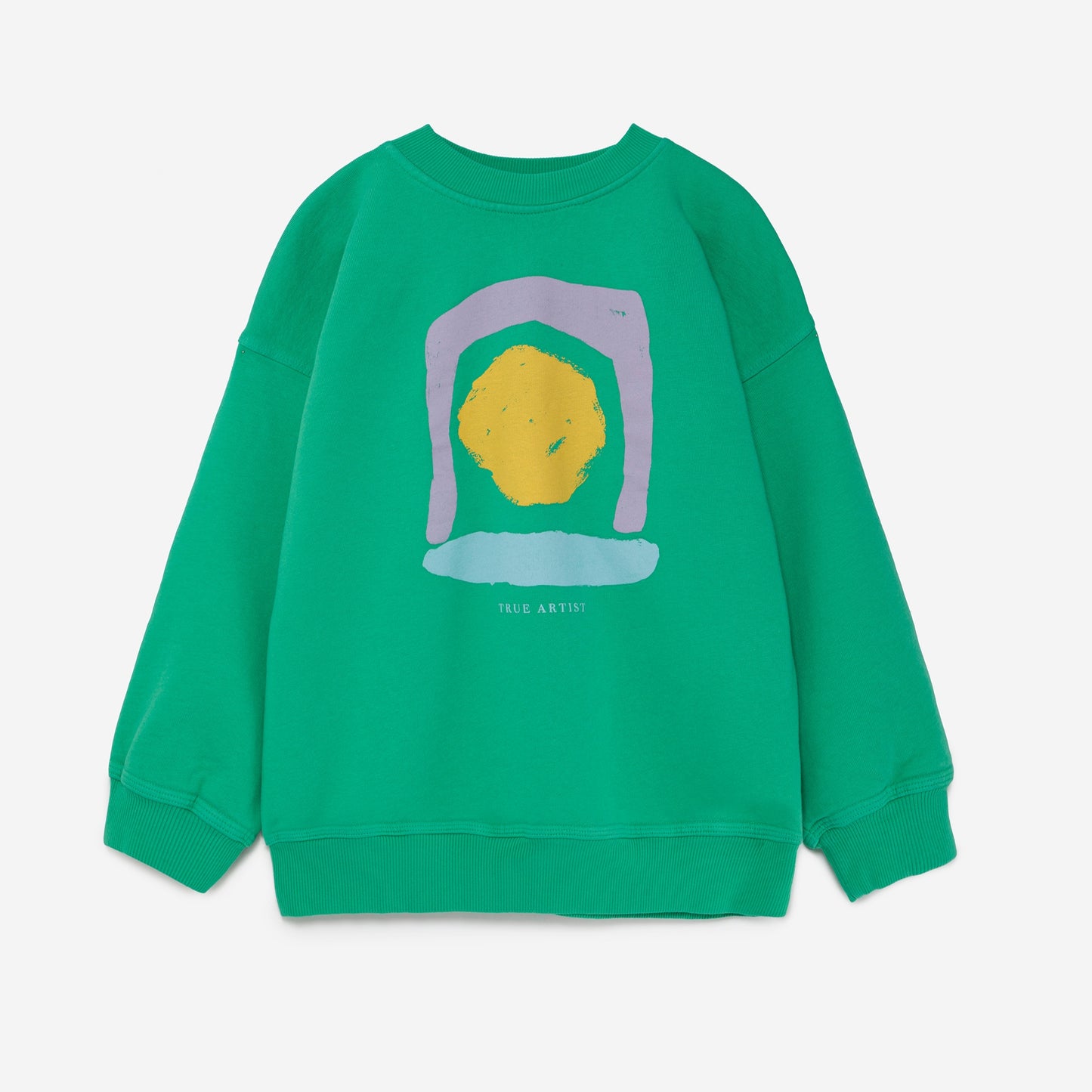 True Artist 有機棉 Oversized 微長版大學T -  4Y~11Y