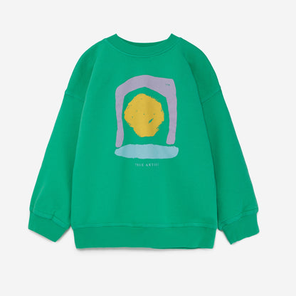 True Artist 有機棉 Oversized 微長版大學T -  4Y~11Y