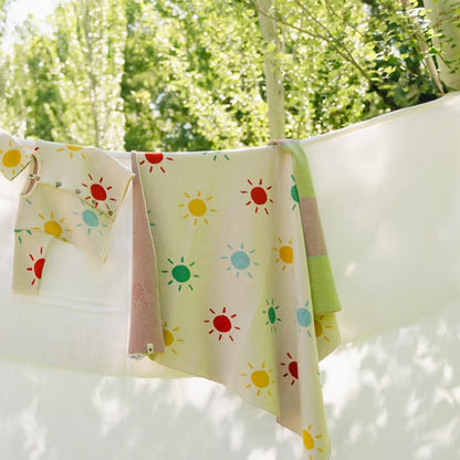 Bayiri 100%有機棉雙面針織蓋毯 - Sunny Blanket