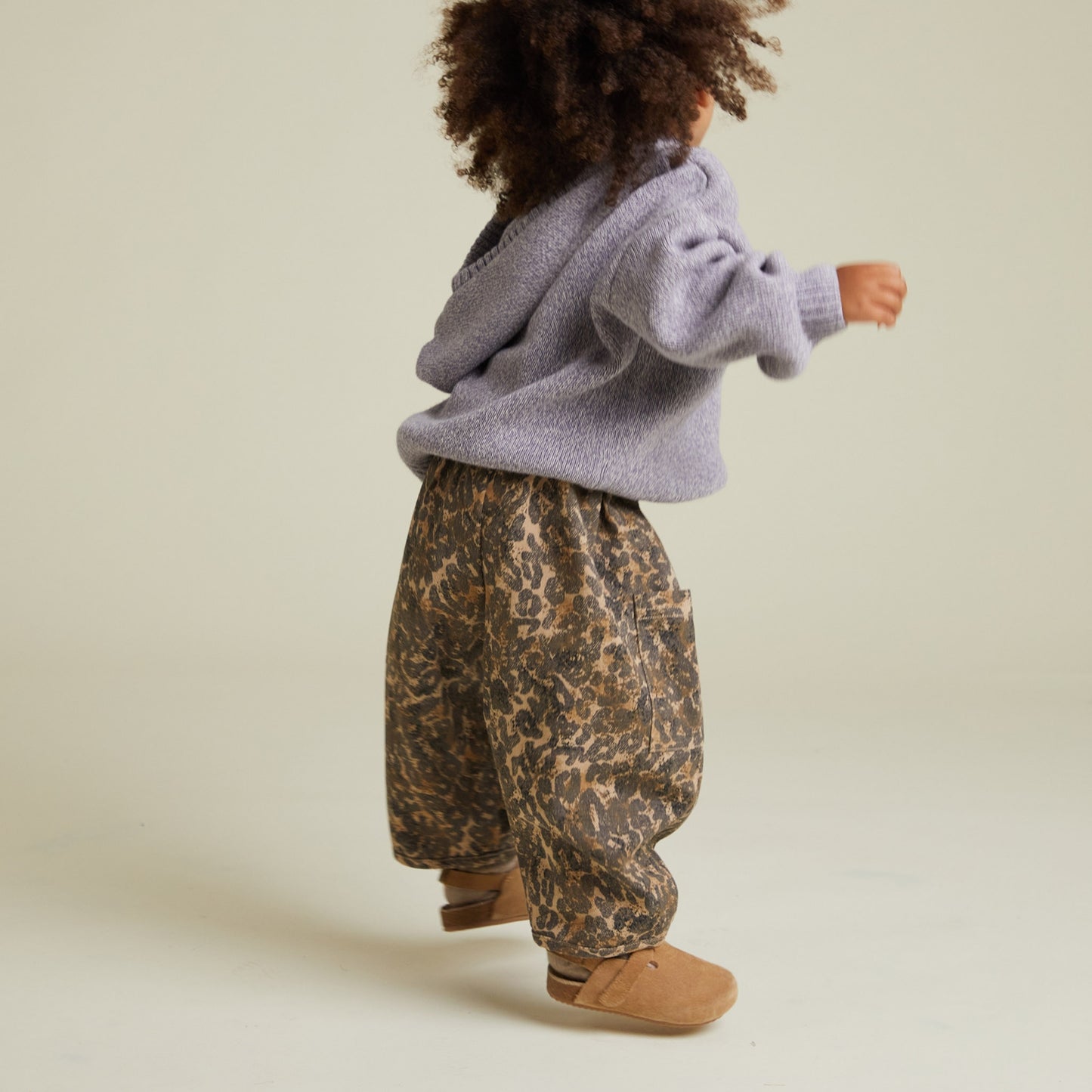 Claude & Co. 100%有機棉豹紋長褲  1-2Y & 3-4Y