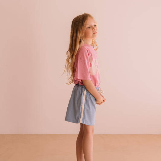 We are kids 100%有機棉短袖T-shirt PINK SUNSHINE  ❘ 現貨尺寸: 2Y~9Y