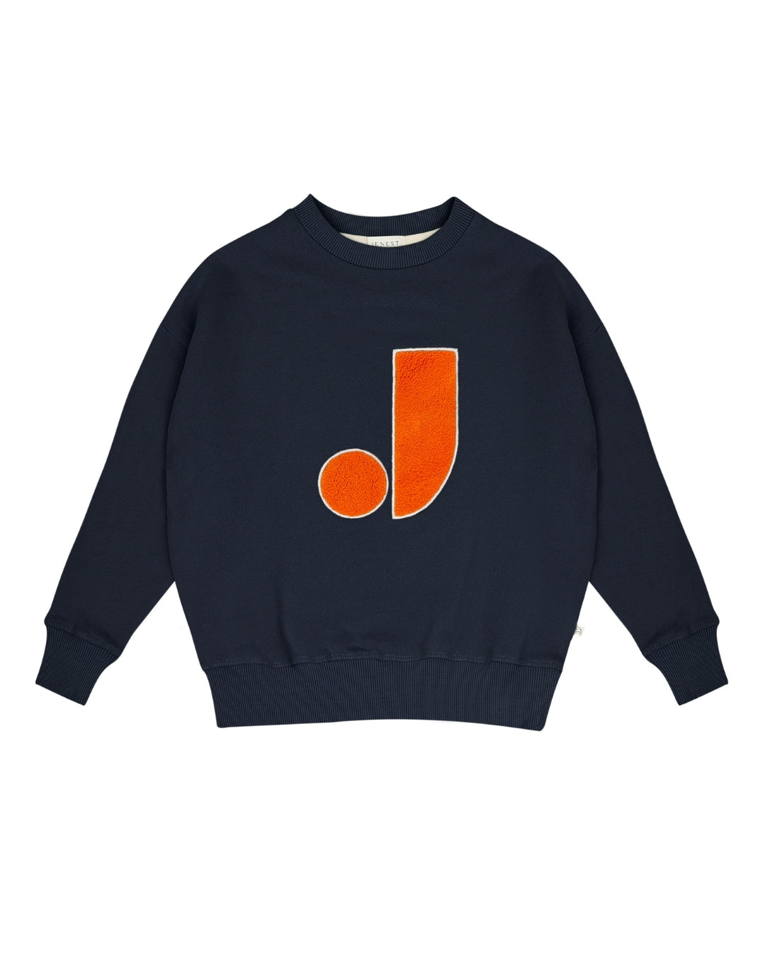 Jenest 100%有機棉大學T - 深藍 5Y~14Y