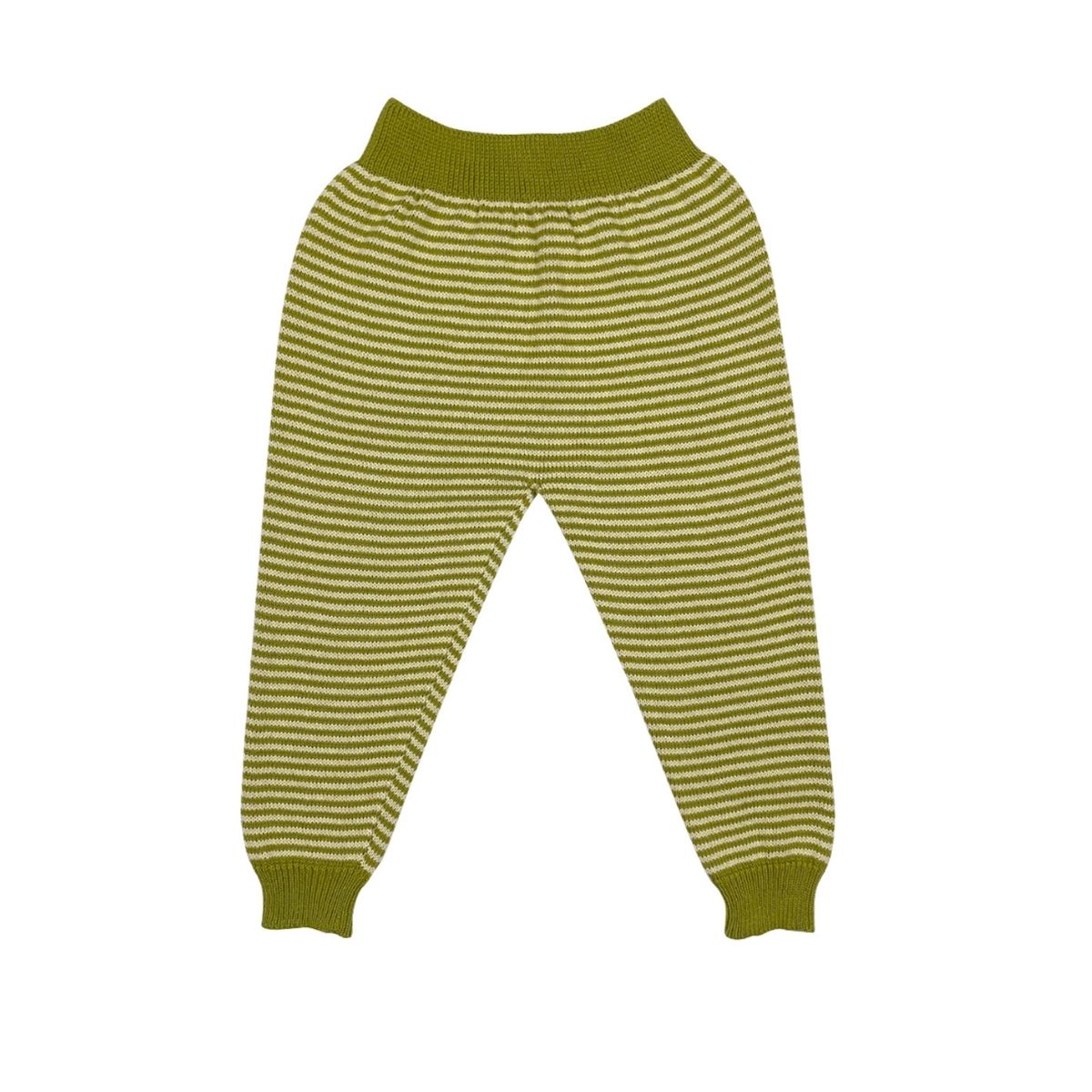 Bayiri 100%有機棉針織長褲 - Green  Lazy Bug Pants ❘ 現貨尺寸: 2Y~4Y