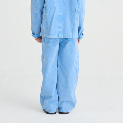 True Artist 100%純棉 Lichen Blue 長褲 ❘ 現貨尺寸: 4Y~9Y