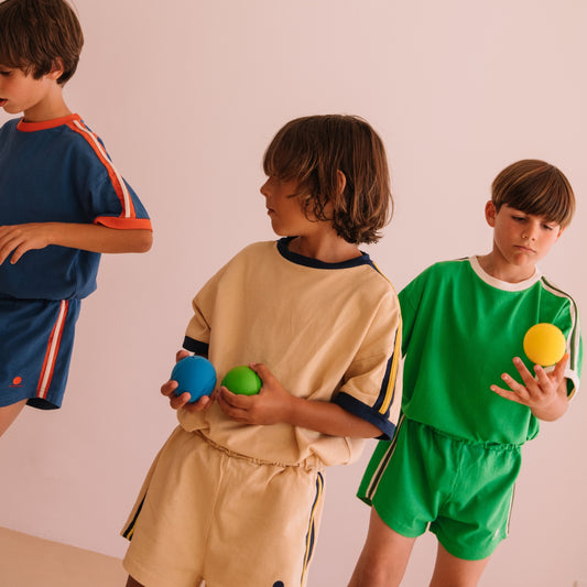 We are kids 100%有機棉短袖T-shirt SAND  ❘ 現貨尺寸: 2Y~9Y