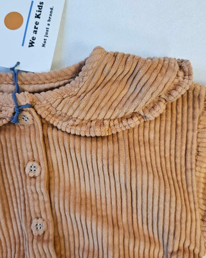 We are kids - 100%有機棉燈芯絨CHEMISE CLARA襯衫- 南瓜橘 4-5Y & 6-7Y