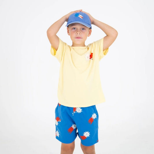 Lotiekids 有機棉 LUCKY STARS 百慕達短褲  ❘ 現貨尺寸:2-3Y & 4-5Y