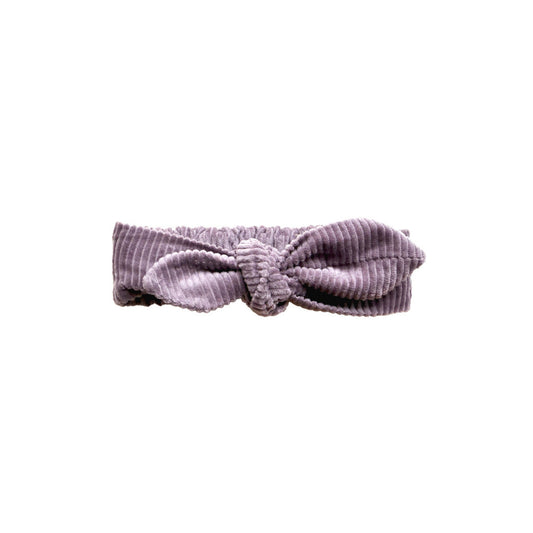 Les Petites Choses 100%純棉燈芯絨髮帶- Mauve  單一尺寸Baby