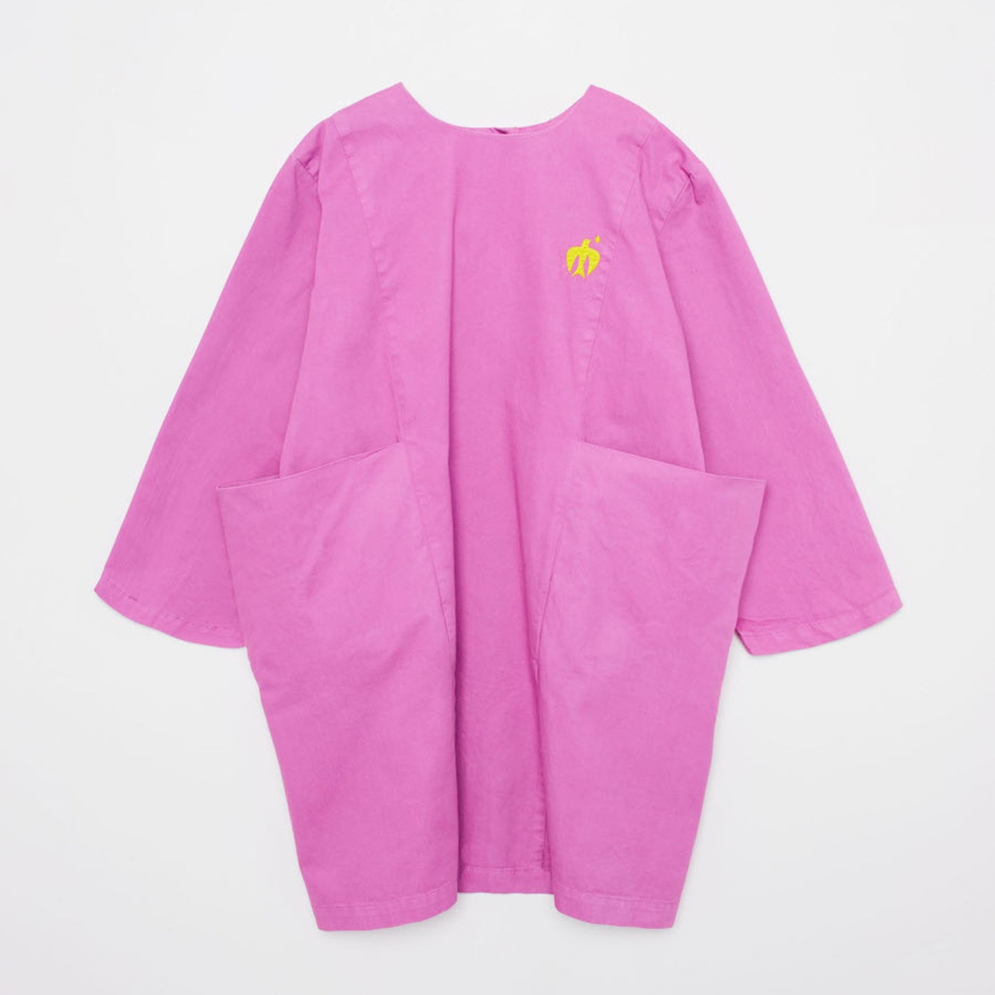 True Artist 100%純棉紫羅蘭繭形洋裝/長版上衣 4Y~9Y