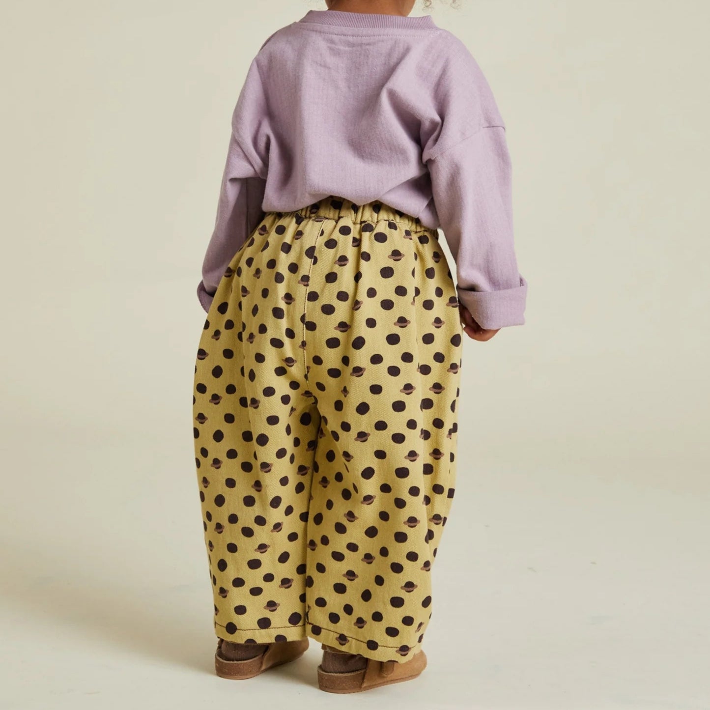 Claude & Co. 100%有機棉長褲 -蜂蜜土星  1~4Y