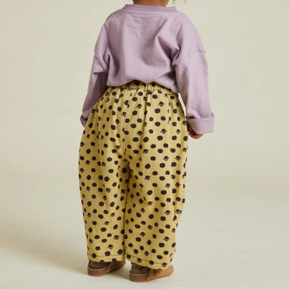 Claude & Co. 100%有機棉長褲 -蜂蜜土星  1~4Y