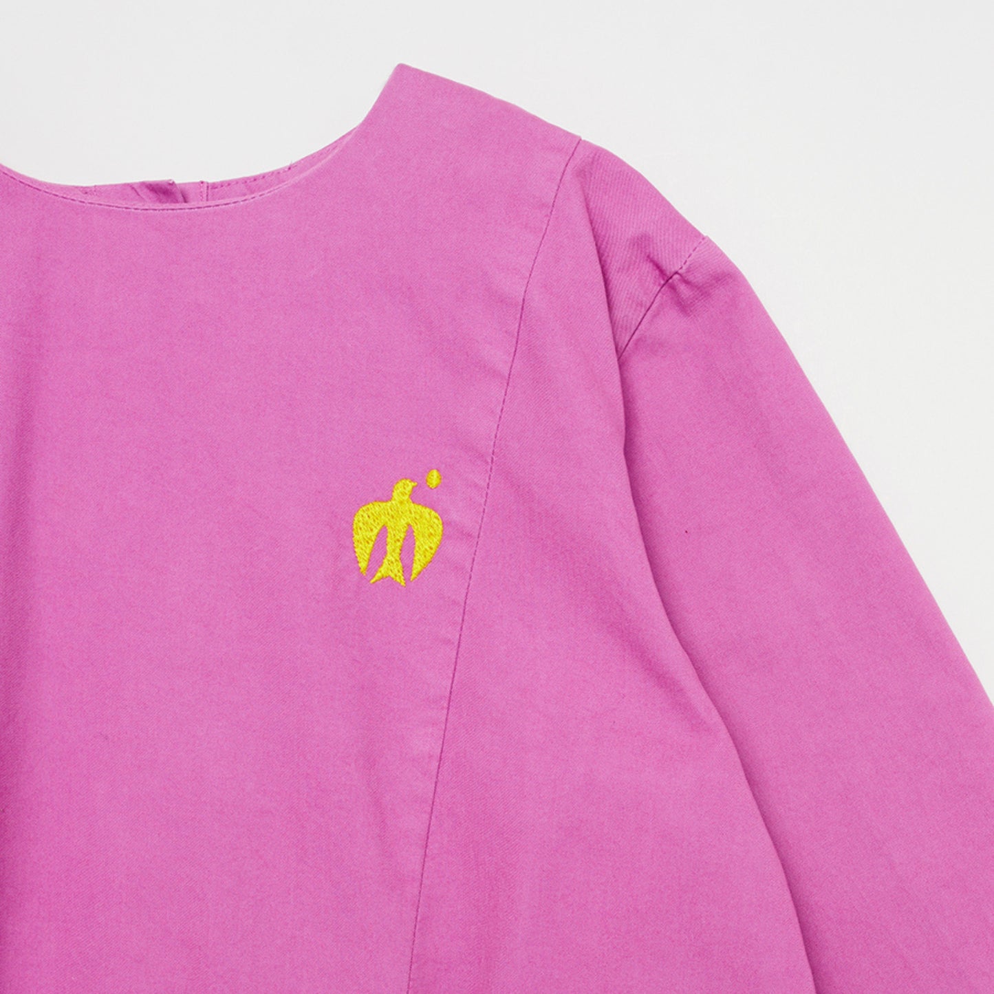 True Artist 100%純棉紫羅蘭繭形洋裝/長版上衣 4Y~9Y