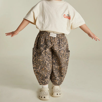 Claude & Co. 100%有機棉豹紋長褲  1-2Y & 3-4Y