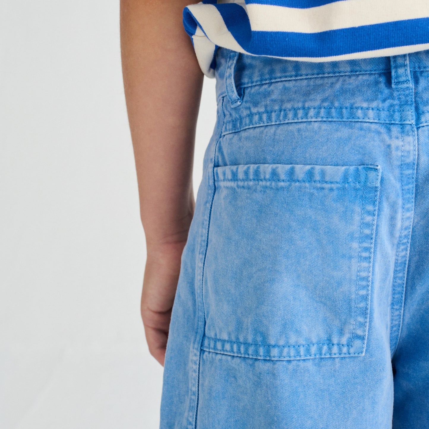 True Artist 100%純棉 Lichen Blue 長褲 ❘ 現貨尺寸: 4Y~9Y