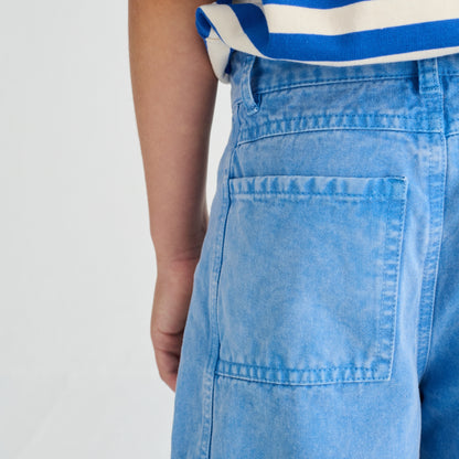 True Artist 100%純棉 Lichen Blue 長褲 ❘ 現貨尺寸: 4Y~9Y