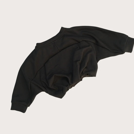 Studio Koter 100%有機棉 PEBBLE 泡泡下擺短版大學T 大人款  ❘ 現貨尺寸: S / M / L