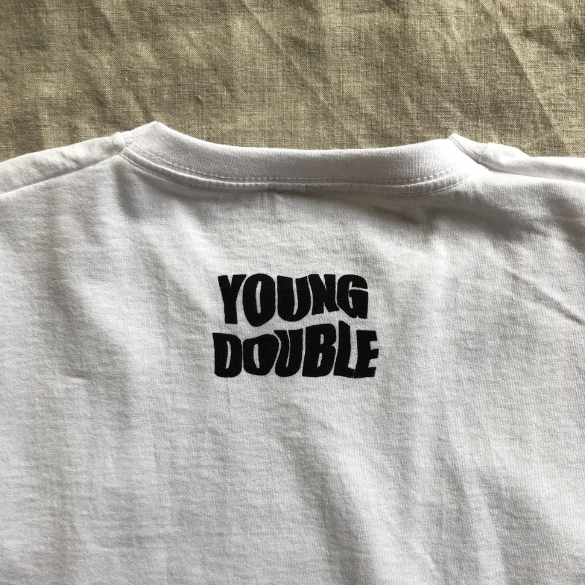 Young Double - 100%純棉Younger and Wiser 中性短袖 T-shirt ❘ 現貨尺寸:3Y~8Y