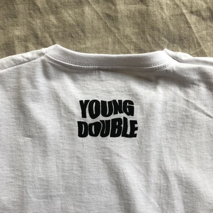 Young Double - 100%純棉Younger and Wiser 中性短袖 T-shirt ❘ 現貨尺寸:3Y~8Y