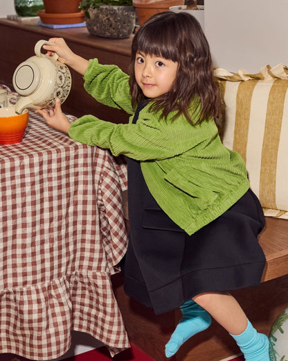 Studio Koter 100%有機棉SENNA燈芯絨外套 - Meadow Green 4Y~9Y