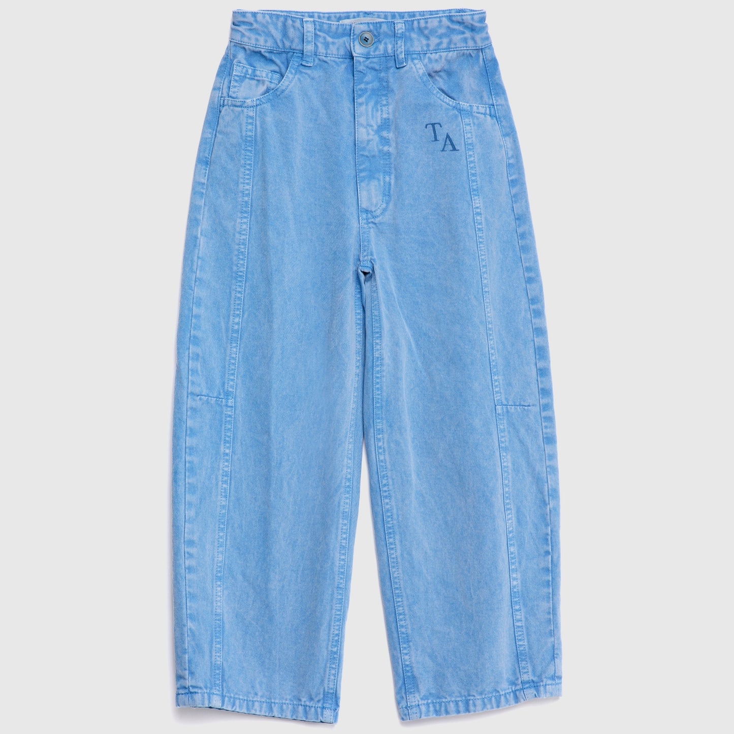 True Artist 100%純棉 Lichen Blue 長褲 ❘ 現貨尺寸: 4Y~9Y