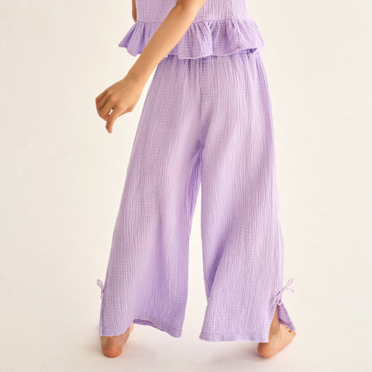 Cozmo 100%純棉棉紗9分寬褲 ❘ 現貨尺寸: 3Y ~8Y