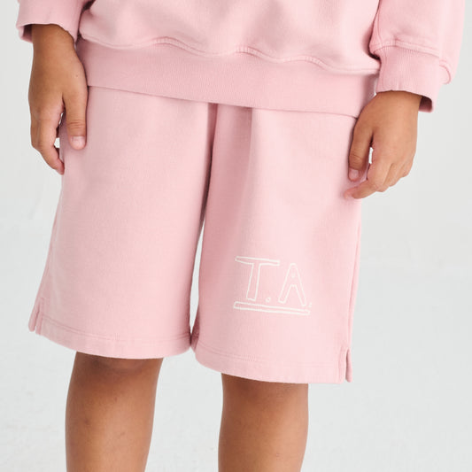 True Artist 有機棉 Cameo Pink 短褲 ❘ 現貨尺寸: 4Y~11Y