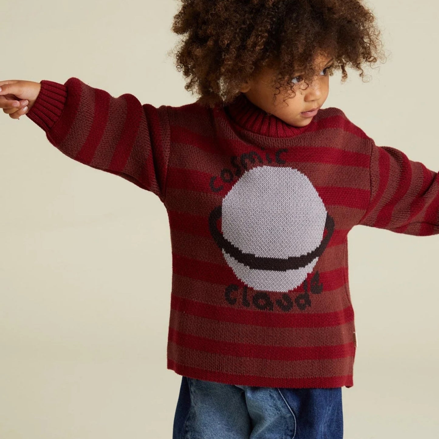 Claude & Co. 100%有機棉針織上衣-土星  1~5Y