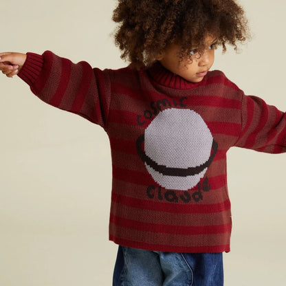 Claude & Co. 100%有機棉針織上衣-土星  1~5Y