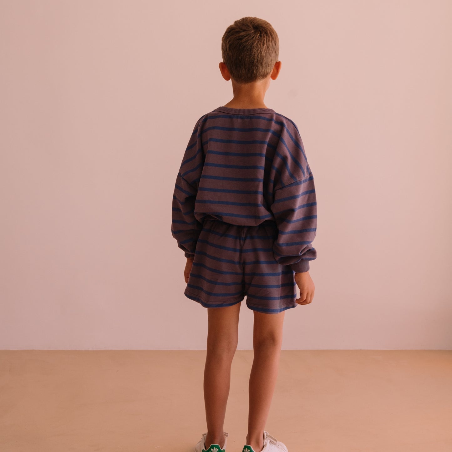 We are kids 100%有機棉復古條紋短褲 MARLOW QUIET STRIPES ❘ 現貨尺寸: 2Y~7Y