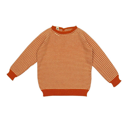 Bayiri 100%有機棉針織上衣 - Red Lazy Bug Sweater ❘ 現貨尺寸: 2Y~4Y