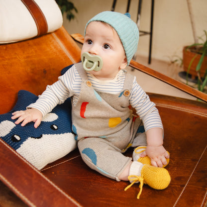 Bayiri 100%有機棉月亮吊帶褲 12M & 2Y