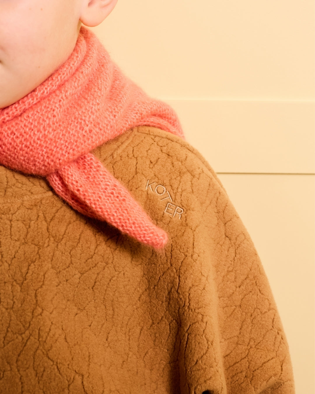 Studio Koter - Riverson 100%有機棉大學T - Teddy Brown 4-5Y & 6-7Y