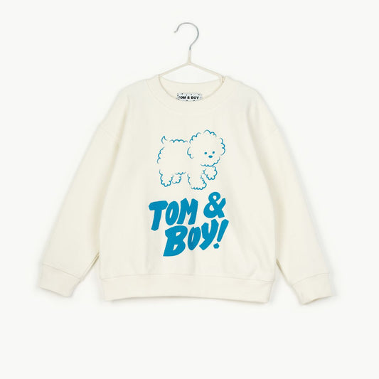 Tom&Boy 100% 純棉 BICHON 比熊犬印花純棉大學 T ❘ 現貨尺寸: 4-5Y & 6-7Y
