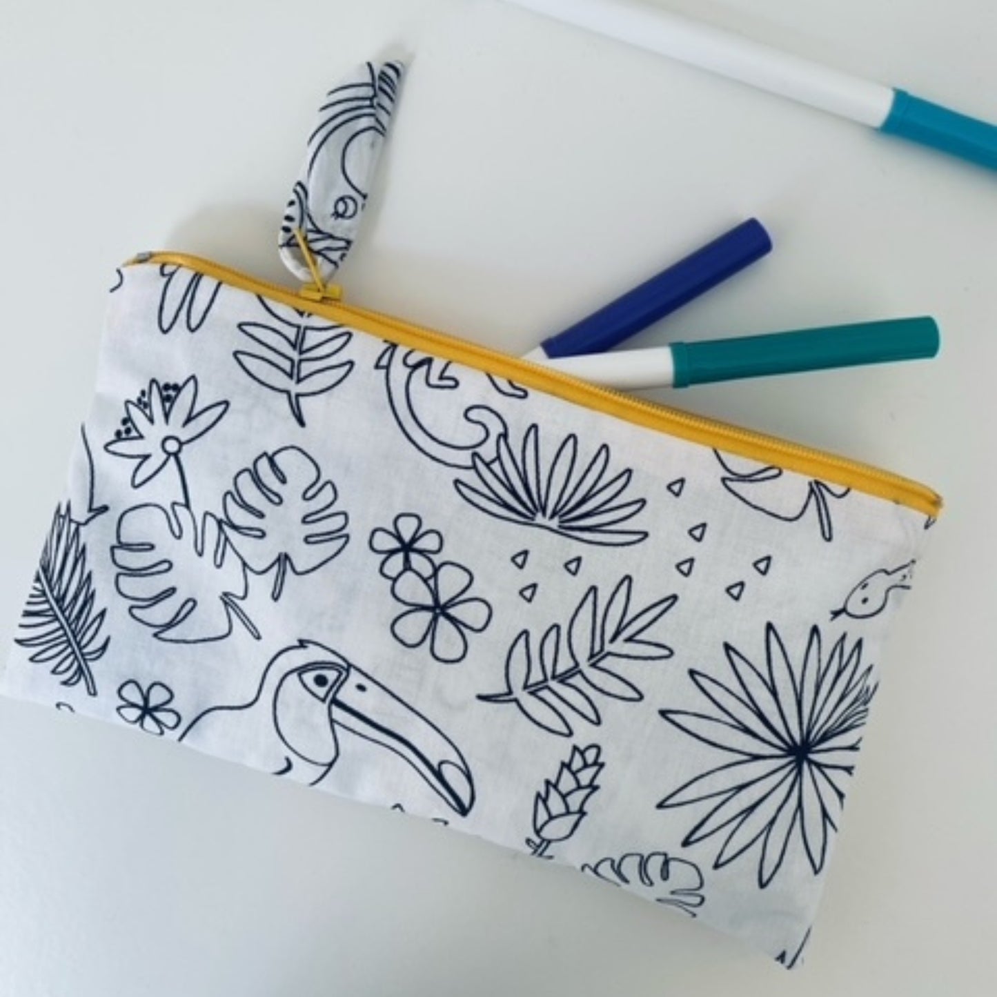 Mazzanne 法國製可水洗&可著色拉鍊收納袋 / 鉛筆盒