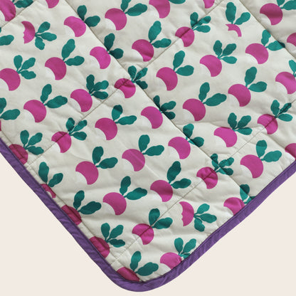 (現貨)Tiny Cosmo 100%純棉水洗棉被-Vegie 單人被