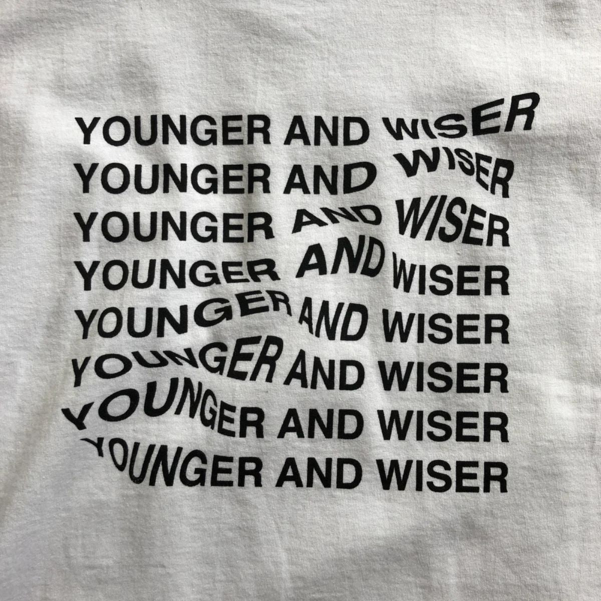 Young Double - 100%純棉Younger and Wiser 中性短袖 T-shirt ❘ 現貨尺寸:3Y~8Y