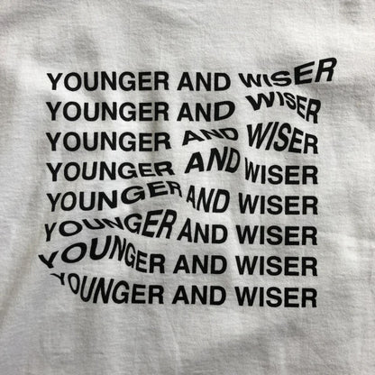 Young Double - 100%純棉Younger and Wiser 中性短袖 T-shirt ❘ 現貨尺寸:3Y~8Y