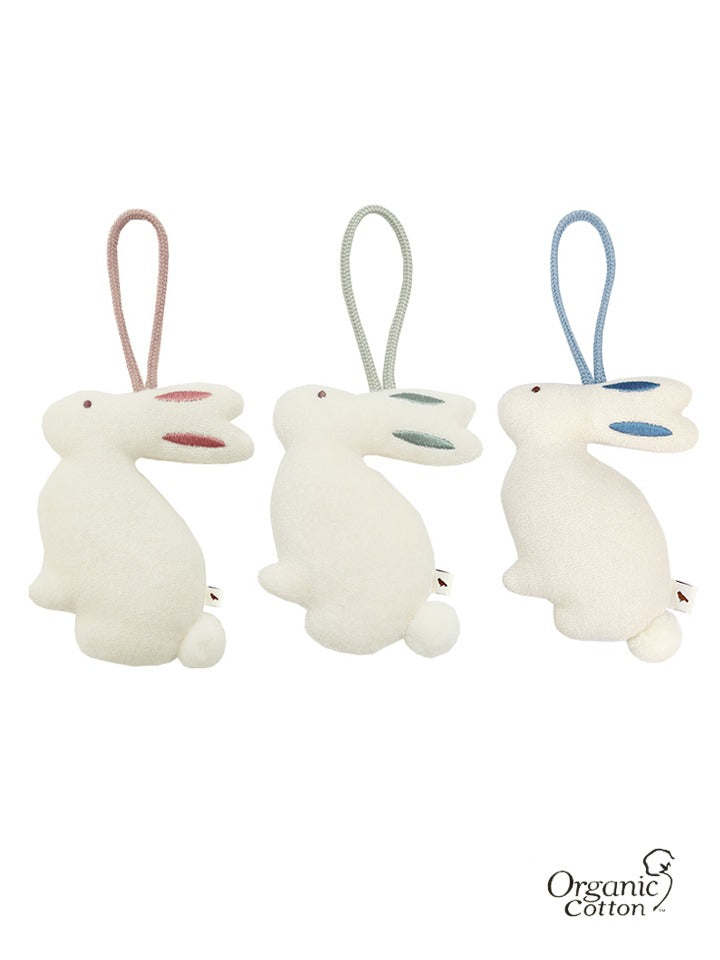 (預購商品) Creme enfant 有機棉小兔子姓名吊飾 - 共2 色