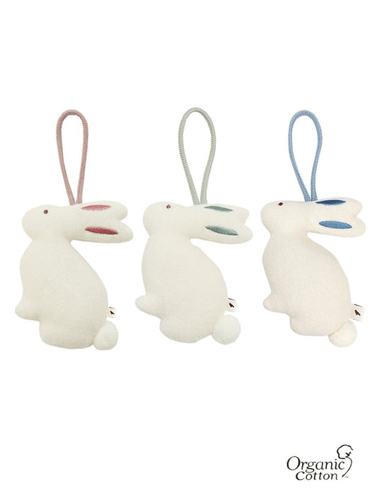 (預購) Creme enfant 有機棉小兔子姓名吊飾 - 共三色