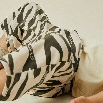 Claude & Co. 100%有機棉斑馬紋長褲 -橄欖綠  1-2Y & 2-3Y