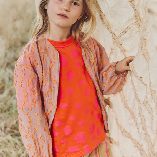 Studio Koter KOKO 緹花透膚寬版夾克  ❘ 現貨尺寸: 4Y~9Y