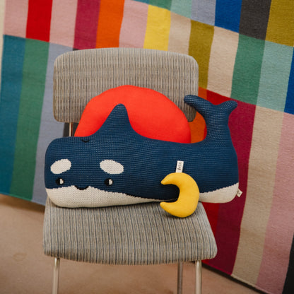 Bayiri 100%有機棉小虎鯨抱枕