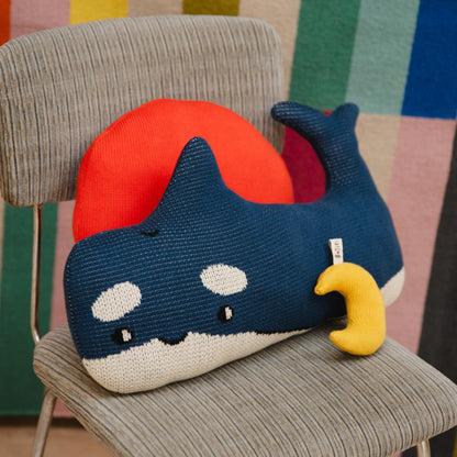 Bayiri 100%有機棉小虎鯨抱枕