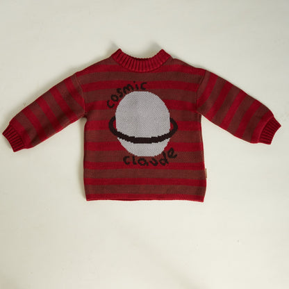 Claude & Co. 100%有機棉針織上衣-土星  1~5Y