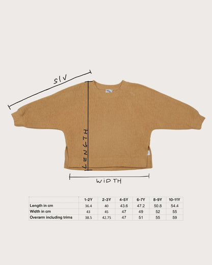Studio Koter 100%有機棉Riverson 大學T - Meadow Green 4Y~9Y